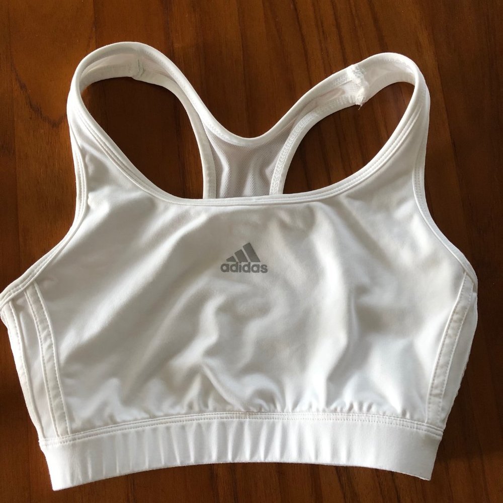 Adidas Sports Bra, Small,  white